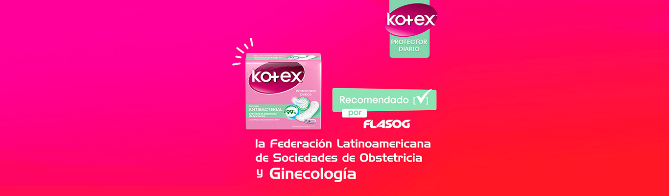 Flasog recomienda el uso de protectores diarios kotex