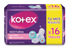 Toallas Nocturna con alas extra suave paquete